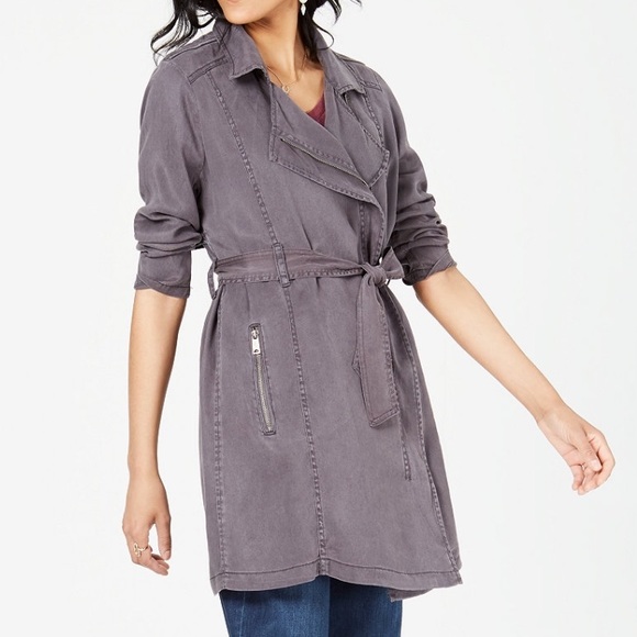 Style & Co. Jackets & Coats Nwt Style Co Draped Trench Coat Poshmark